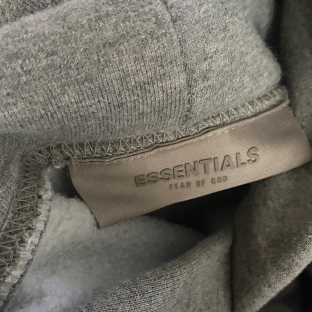 Essentials Heather Gray Hoodie - image 2